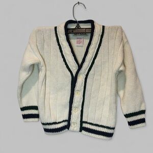 Kids Cardigan Sweater Classic White 4T